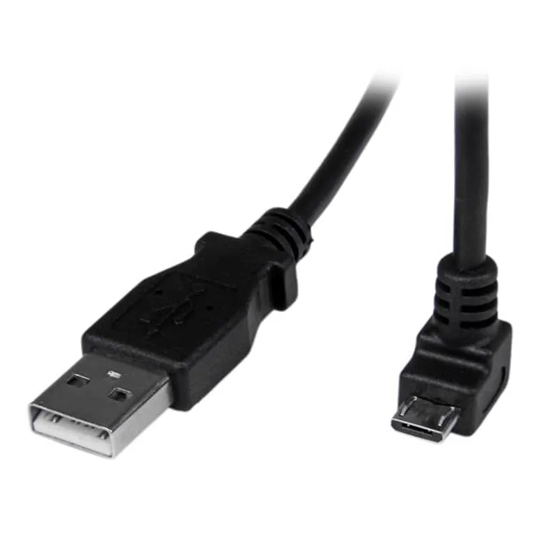 StarTech.com USBAUB2MD USB-kablar 2 m USB 2.0 USB A Micro-USB B Svart