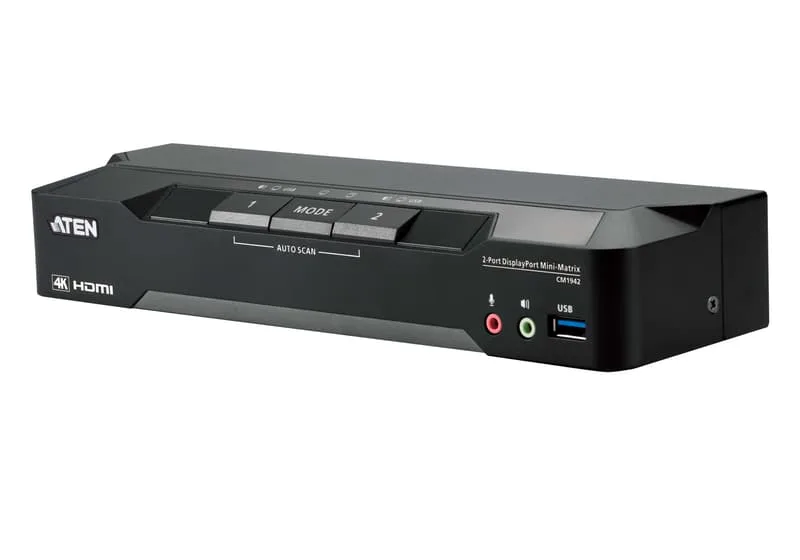CM1942 KVM-switchar Svart