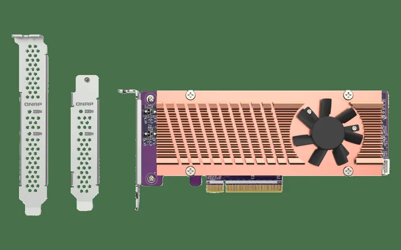 QNAP Dual m.2 22110/2280 PCIe X8 Nvme