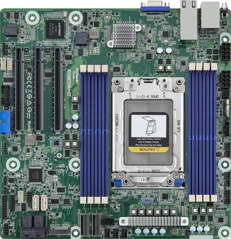 ASRock Rack ROMED8U-2T Socket SP3