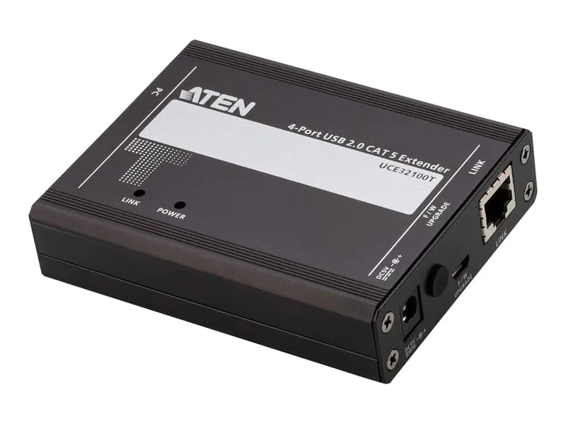 USB 2.0 CAT 5-extender med 4 portar (upp till 100 m)