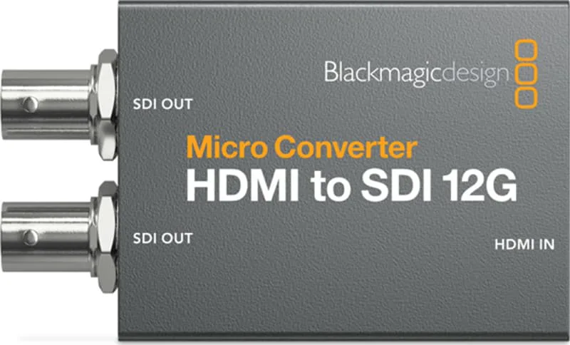 Blackmagic Micro Converter SDI to HDMI 3G 3G-SDI/HD-SDI/SDI till HDMI-video- och ljudkonverterare an