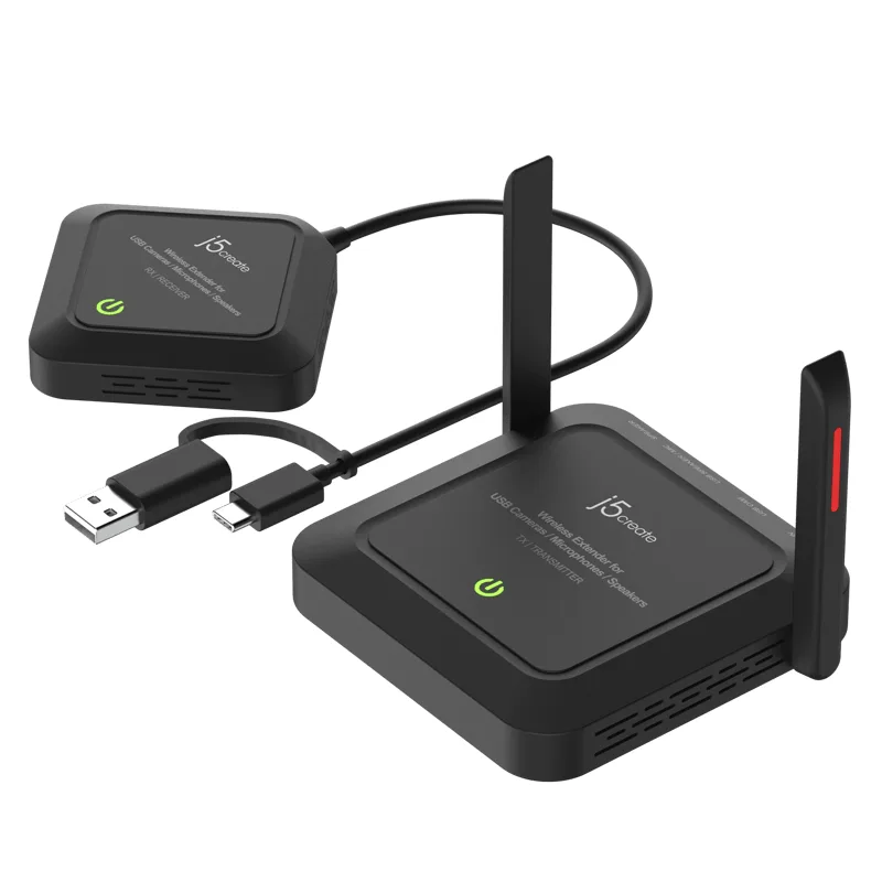 JVAW120-N Trådlös extender för USB™-kameror/mikrofoner/högtalare