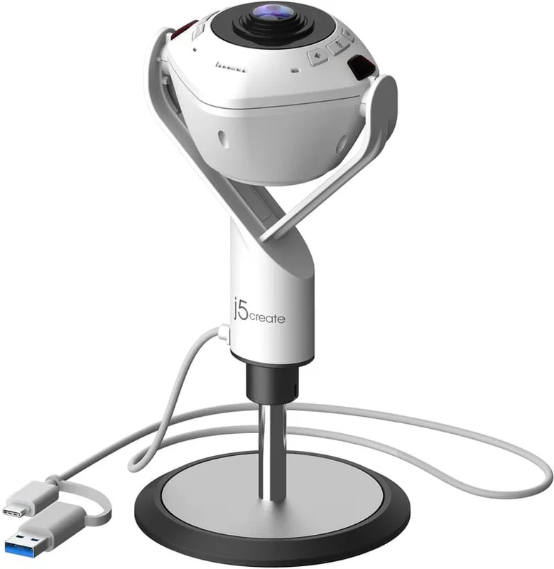 JVU368-N 360° AI-driven webbkamera med högtalartelefon