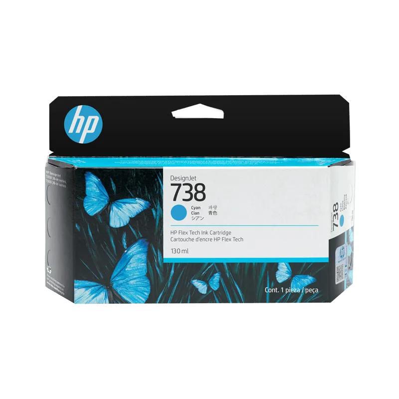 HP Bläck Cyan 738 130ml