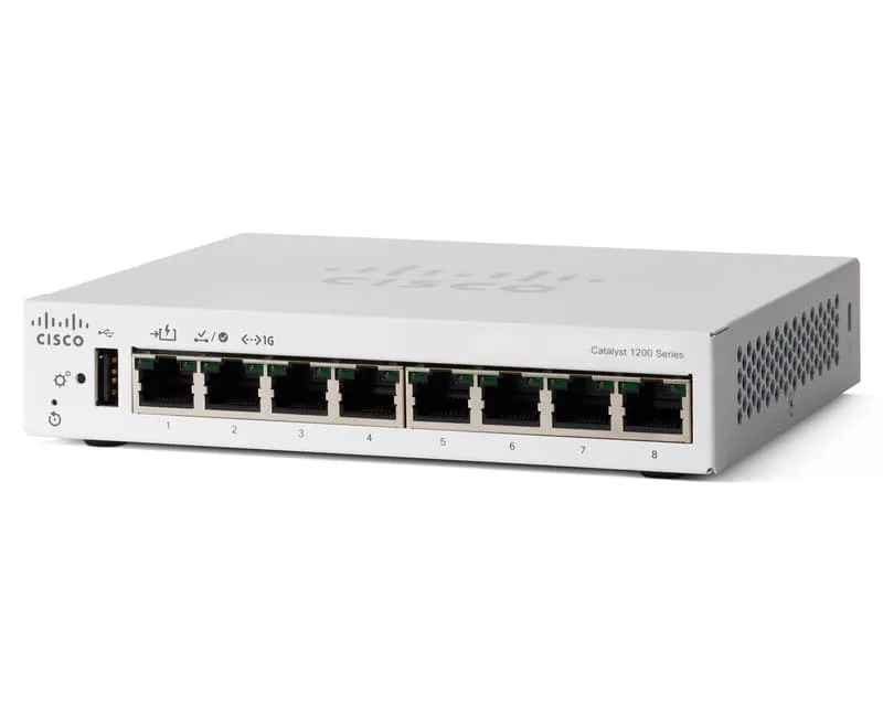 Catalyst C1200 Smart 8x1GbE 1 Port 12.95W PD Switch