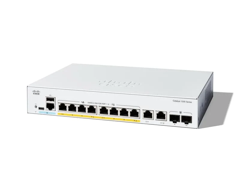 Catalyst C1200 Smart 8x1GbE 2xCombo PoE 67W Switch
