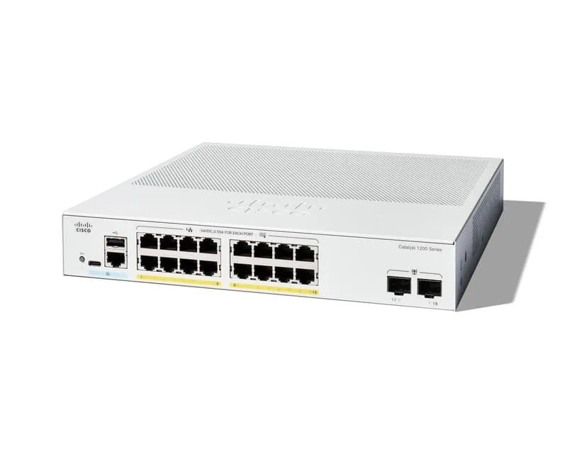 Catalyst C1200 Smart 16x1GbE 2x1GbE SFP PoE 120W Switch