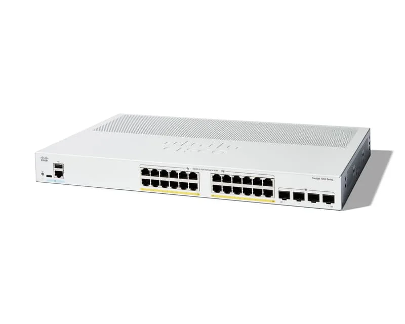 Catalyst C1200 Smart 24x1GbE 4x1GbE SFP PoE 195W Switch