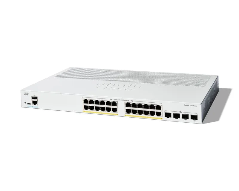 Catalyst C1200 Smart 24x1GbE 4x10GbE SFP+ PoE 195W Switch