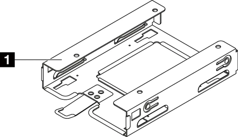 ThinkSystem ST50/ST45 2.5" HDD Cage Kit