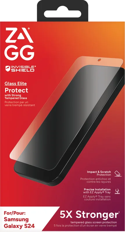 ZAGG InvisibleShield Glass Elite Härdat Glas Skärmskydd för Samsung Galaxy S24