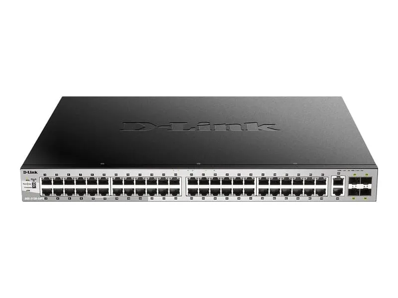 D-Link DGS-3130-54PS/E nätverksswitchar hanterad L3 Gigabit Ethernet