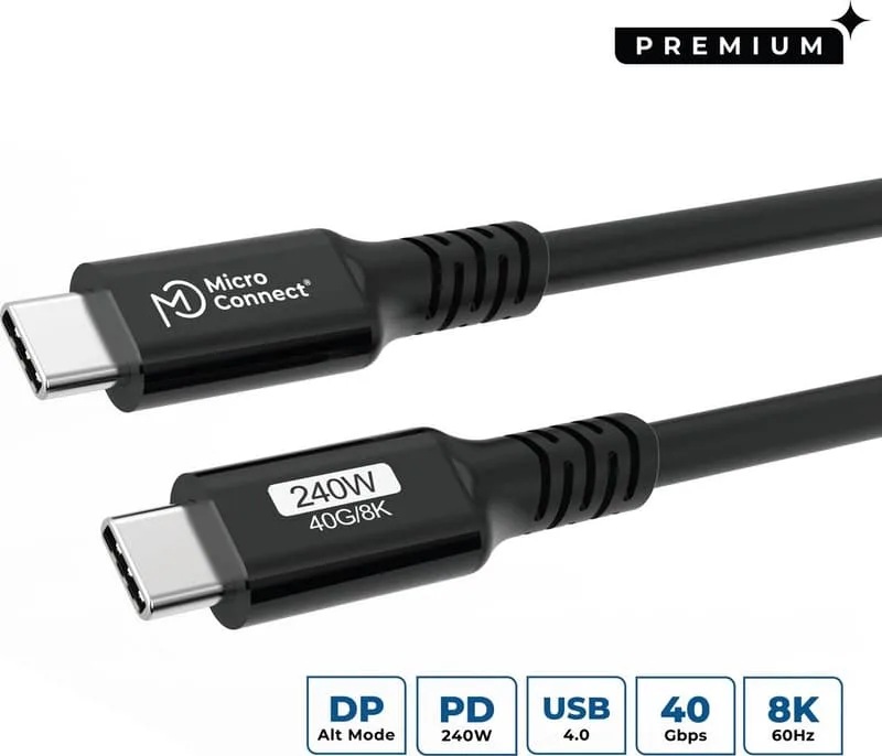 MicroConnect Premium USB-C-kabel