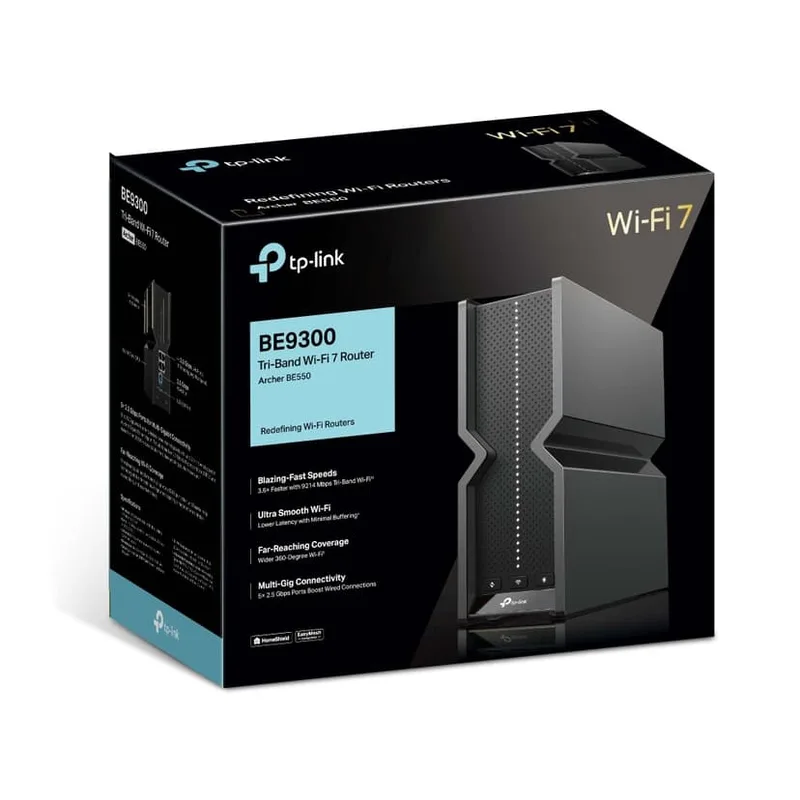 TP-Link BE9300 Tri-Band Wi-Fi 7 Router /Archer BE550