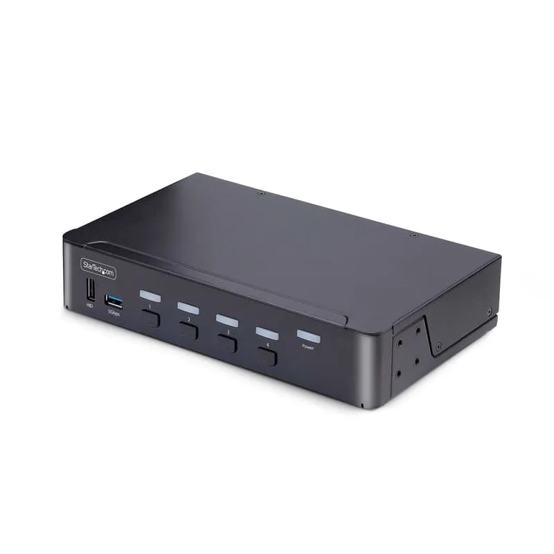 Startech 4-portars Displayport KVM-switch 8K med USB