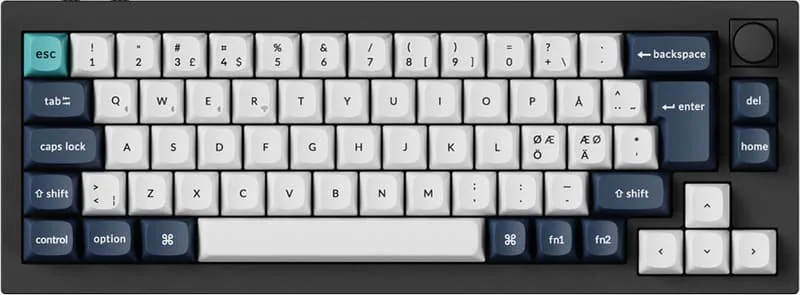 Keychron Q2 MAX 65% Knob Wireless Custom QMK/VIA Jupiter Red Switches