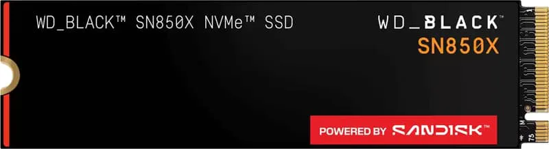 SanDisk Black SN850X 4TB SSD Heatsink