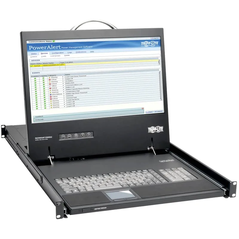 1U 19" Rack LCD Console