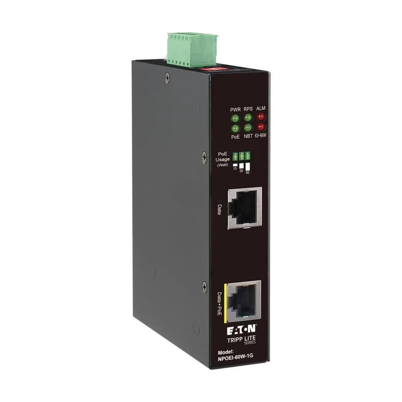 Gigabit PoE-injector PoE++ 802.3BT 60W DIN