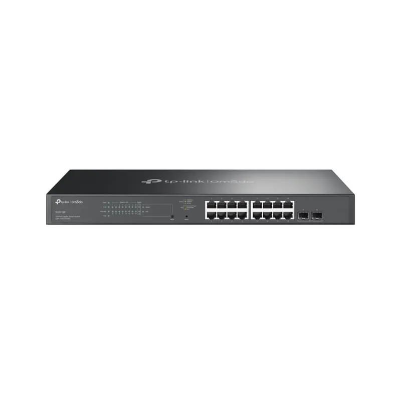 TP-Link JetStream 18-portars Gigabit Smart Switch med 16-portars PoE+
