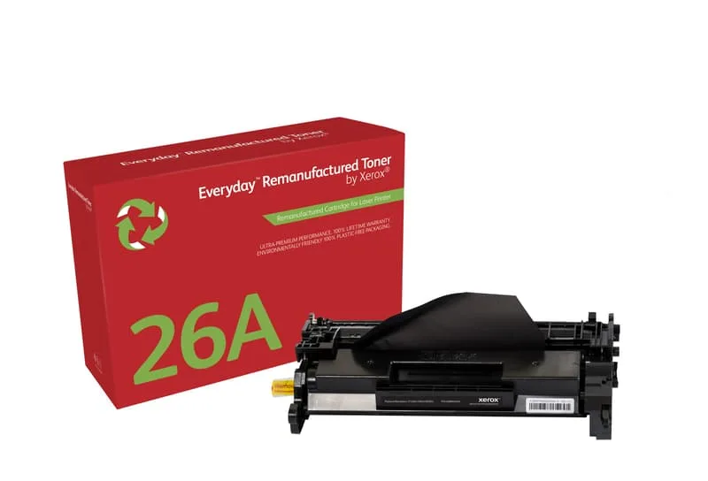 Everyday Toner Ersätter HP Svart CF226A (HP 26A) 3.1K Standard