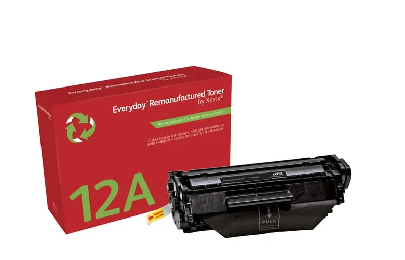 Everyday Toner Ersätter HP Svart Q2612A (HP 12A) 2K Standard