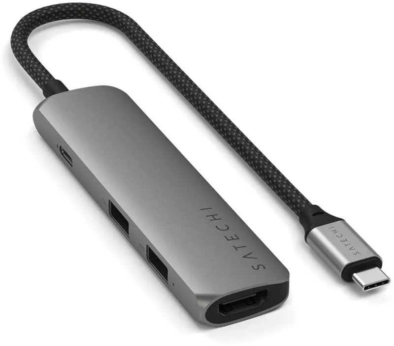 4-i-1 USB-C Slim Multiport Adapter