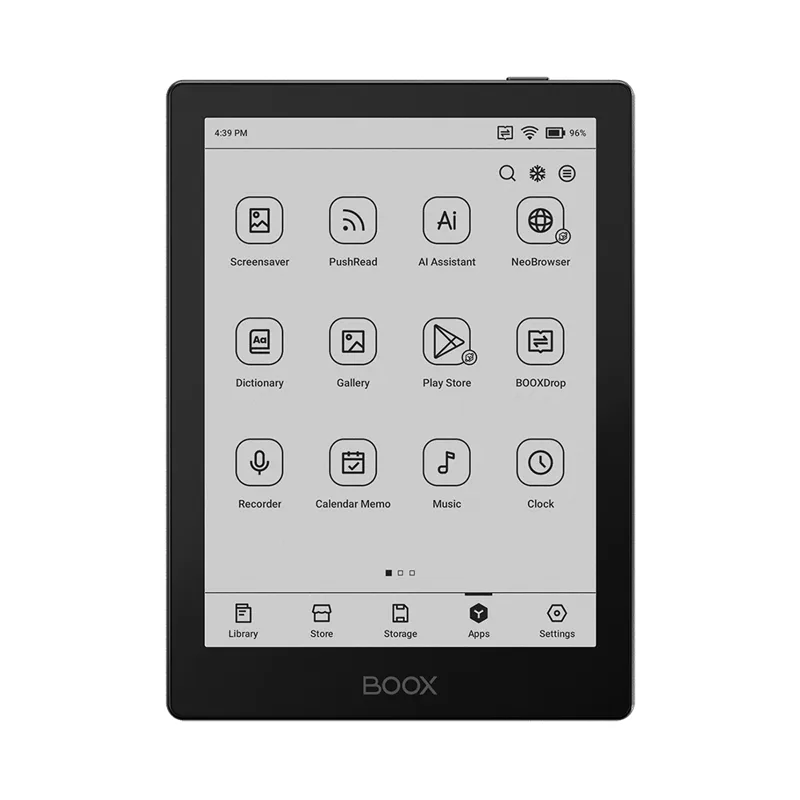 E-bok Onyx Boox Go 6" Carta 1300 32 GB Wi-Fi Svart