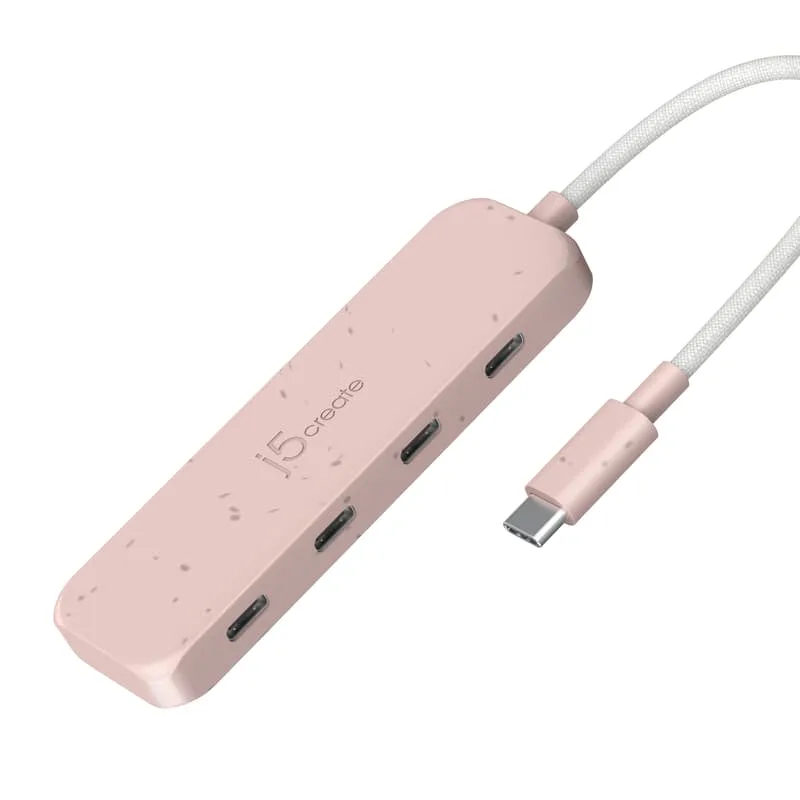 Eco-Friendly USB-C to 4-Port Type-C Gen 2 Hub