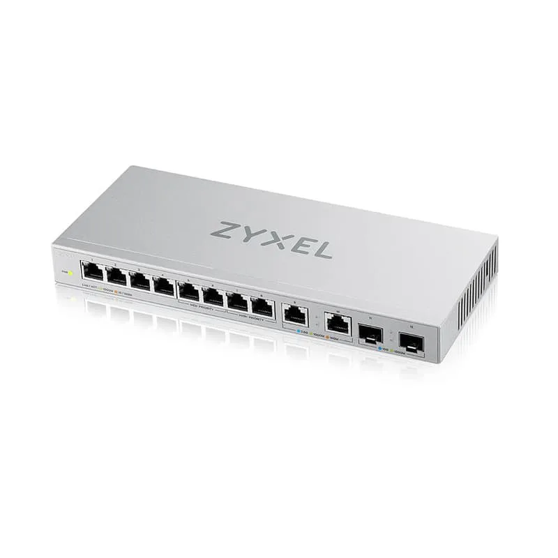 XGS1010-12 8x1GbE 2x2.5GbE 2x10GbE SFP+ Unmanaged Switch