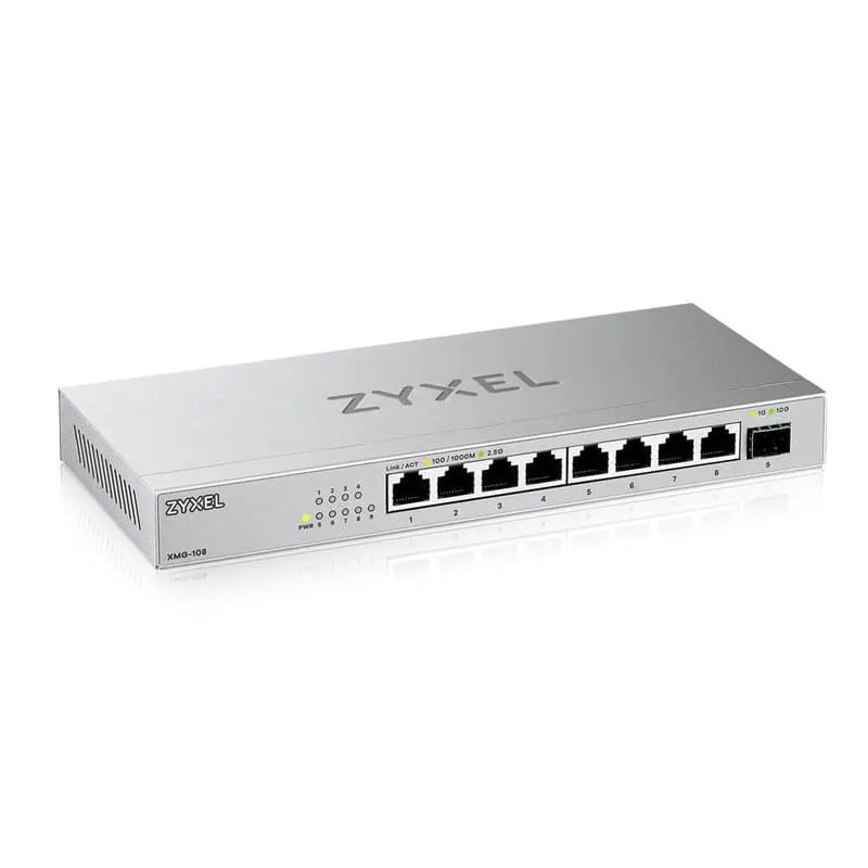 Zyxel 8-port 2,5 G Multi-Gig Ohanterad switch