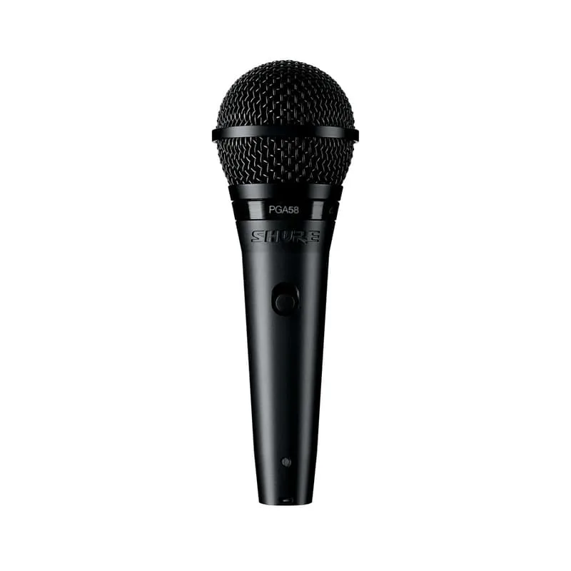 Shure PGA58-mikrofon + 1/4"-XLR-kabel