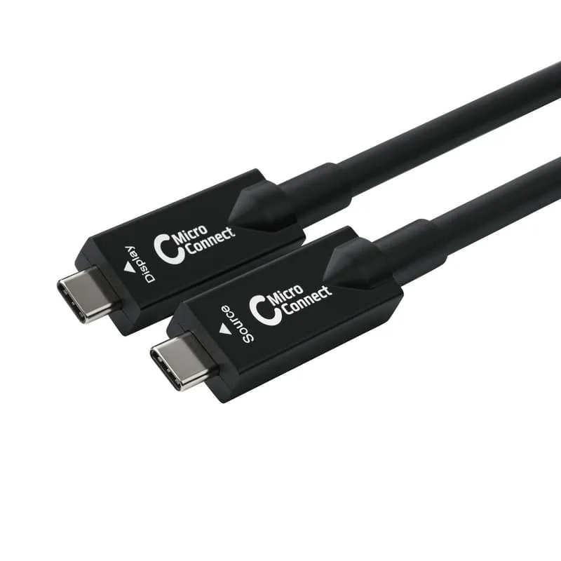 USB3.2CC10OP USB-kablar USB 3.2 Gen 2 (3.1 Gen 2) 10 m USB C Svart