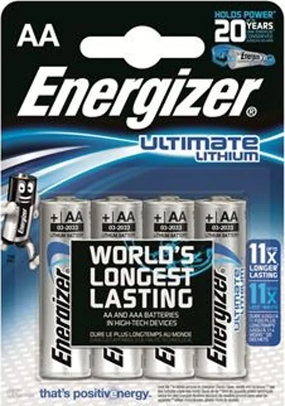 Ultimate Litium AA (4-Pack)