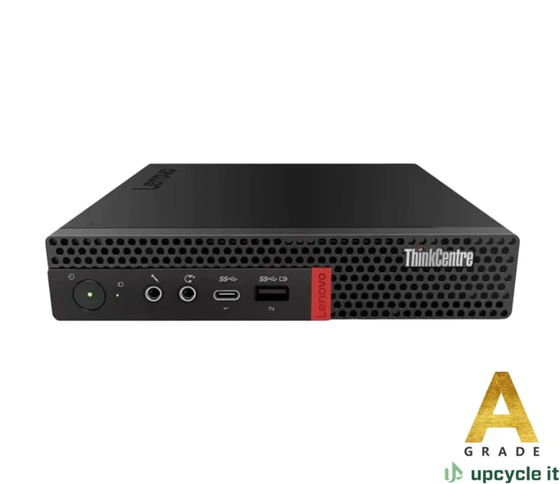 Lenovo ThinkCentre Tiny In One 24 Gen3 allt-i-ett-dator, 24-tums Full HD-skärm, Intel i5-8400T Core-processor, 8 GB RAM-minne, SSD, 256 GB hårddisk, Win 11 Pro (renoverad)