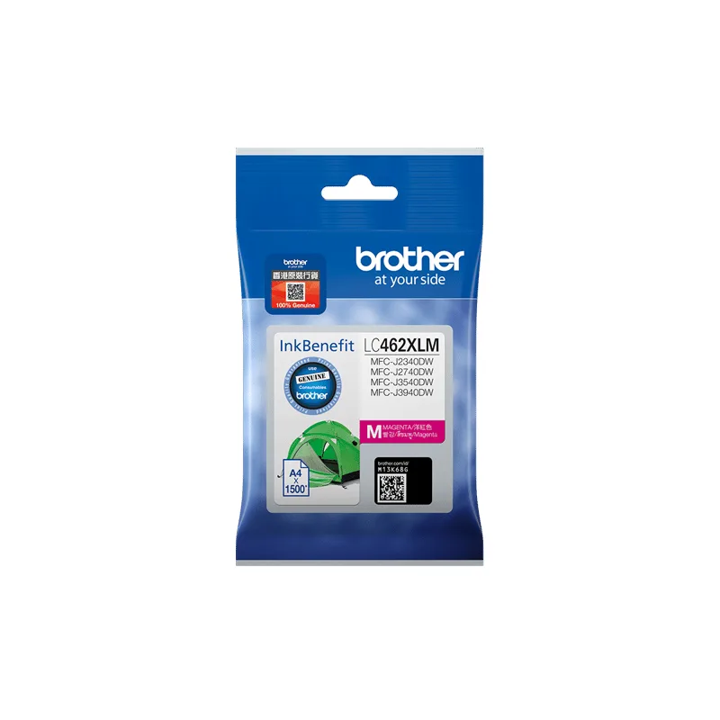 Brother Bläck Magenta LC-462XLM 1.5K