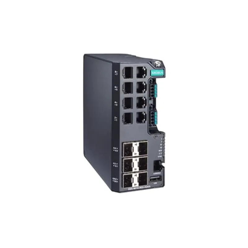 Moxa EDS-4014-4GS-2QGS-LV 8xFE 4xSFP 4xSFP2.5G Switch
