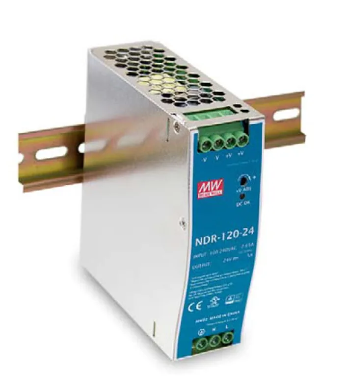 NDR-120-24 strömförsörjningsenheter 120 W Metallisk
