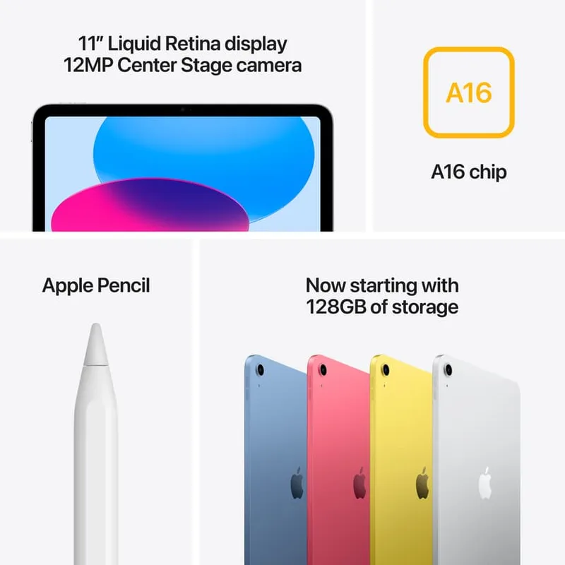 Apple iPad A16 11 tum Wi-Fi 256 GB