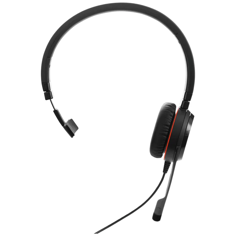 Jabra Evolve 20SE MS stereoheadset med mikrofon Binaural pannband svart – hörlurar med mikrofon (Call Center/Office, -10 – 50 °C, -30 – 80 °C, regional, pannband, svart)