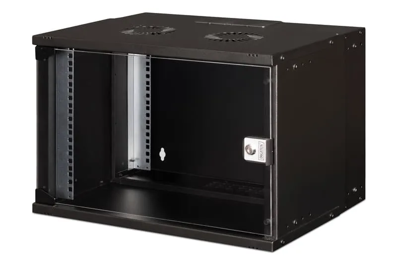 DN-49203 rack 7U Väggmonterad rack Svart
