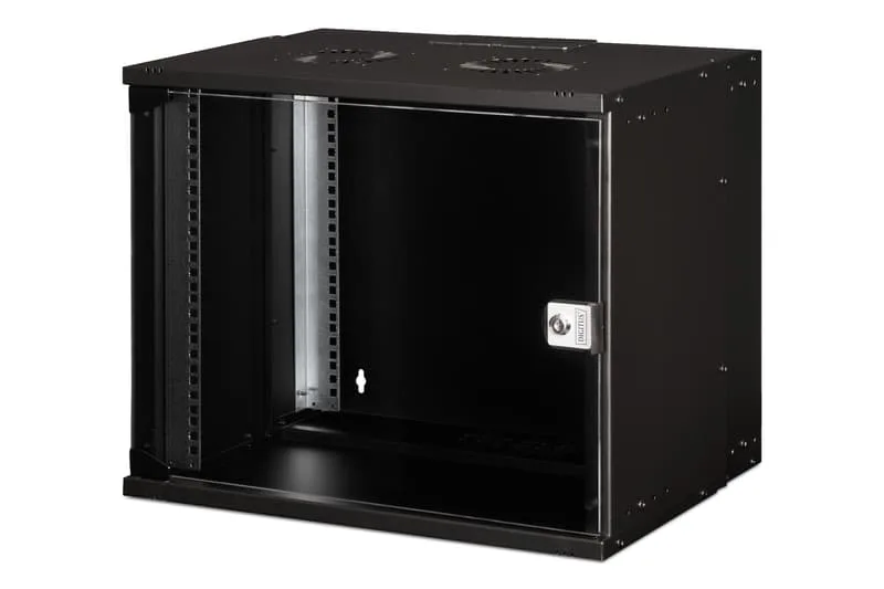 DN-49205 rack 9U Väggmonterad rack Svart