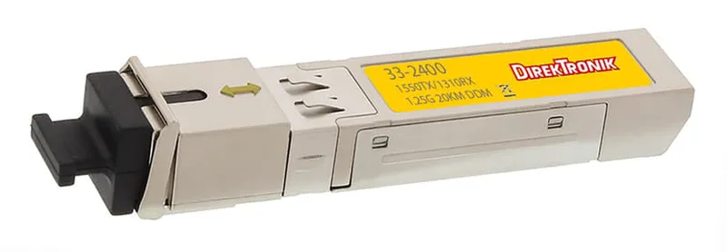 SFP BiDi WDM TX1550/RX1310 SC Singlemode 20km (LX) 1.25Gbps