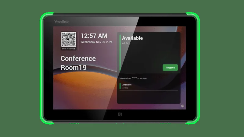 Yealink RoomPanel E2 8" Room Scheduling Panel