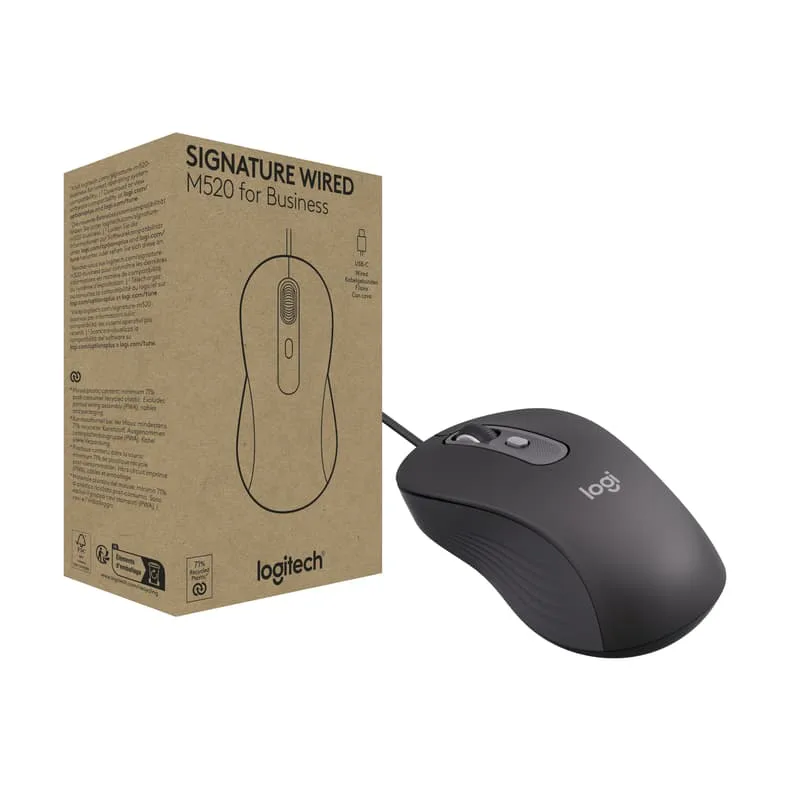 Logitech Wired Mouse M520 for Business