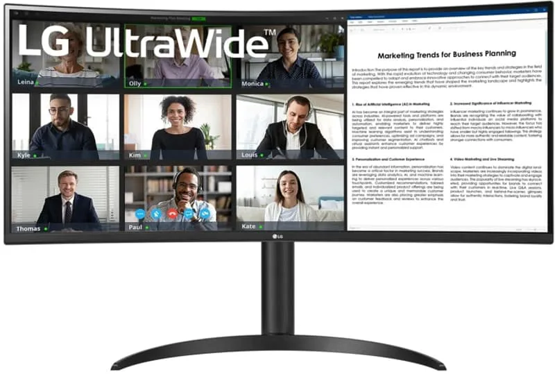 LG UltraWide 34WR55QK-B