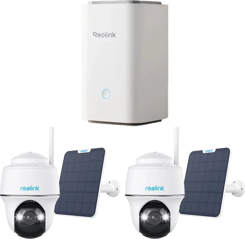 Hemhub + 2x Argus PT Ultra + 2x Solpaneler