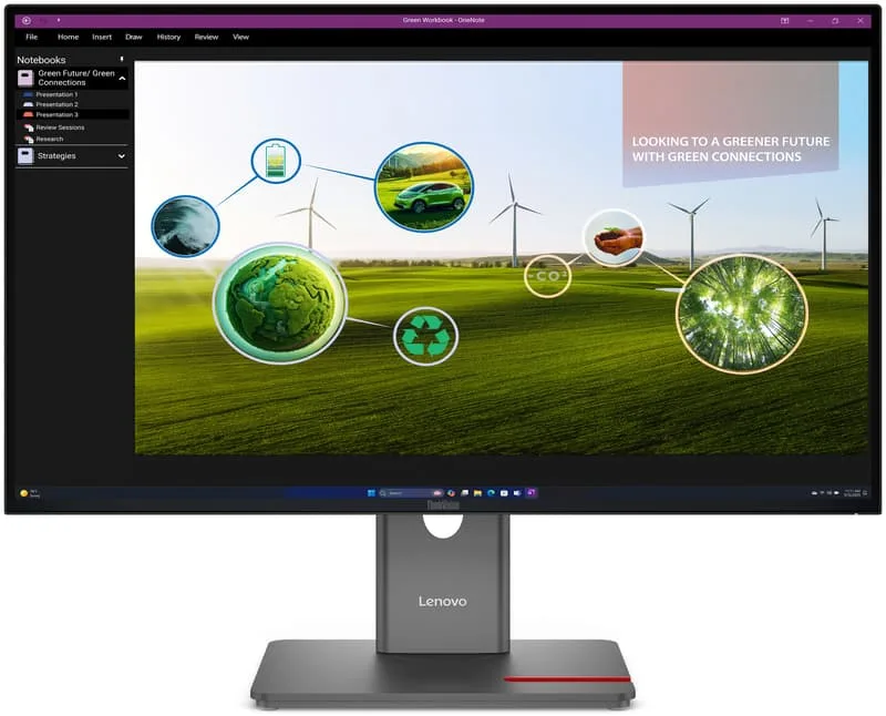 Lenovo ThinkVision P27Q-40 27" LCD skärm 64A7GAT6EU (eclipse black)
