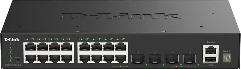 D-Link DGS-1530-20 Stackbar Smart Switch